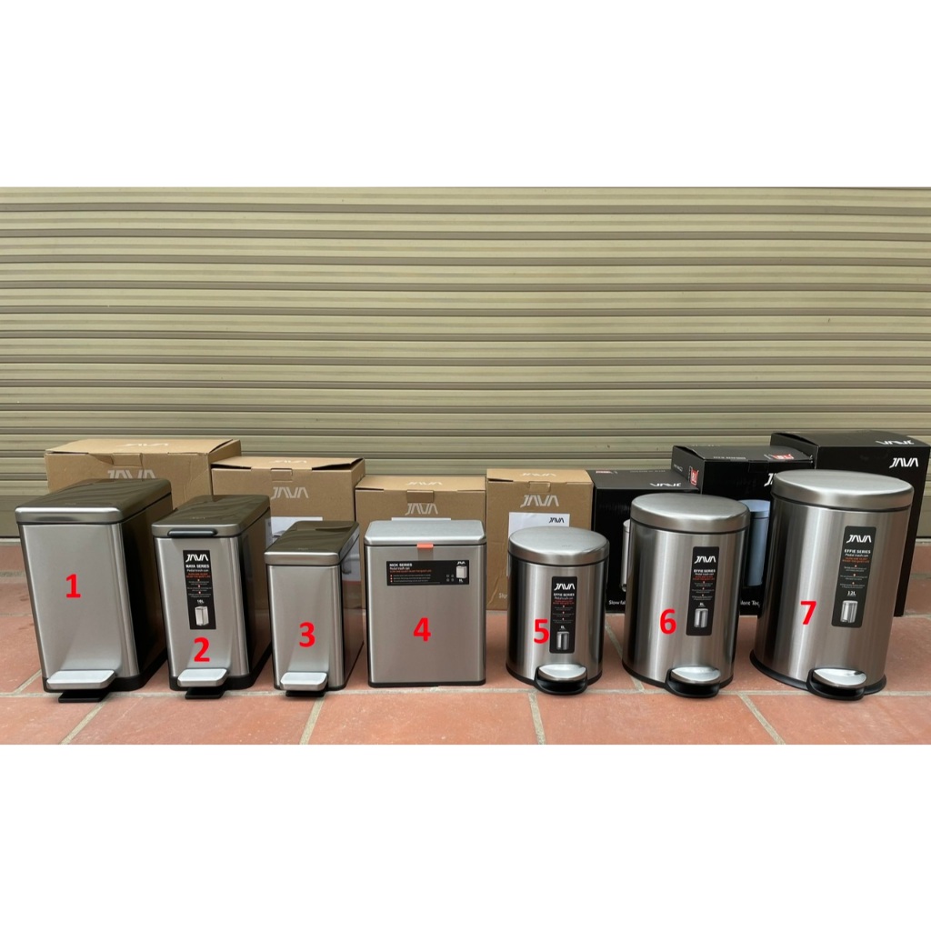 Thùng rác INOX thương hiệu Java, Fitis thanh lý móp nhẹ giảm giá từ 6 lít đến lớn Mega 40 lít | BigBuy360 - bigbuy360.vn