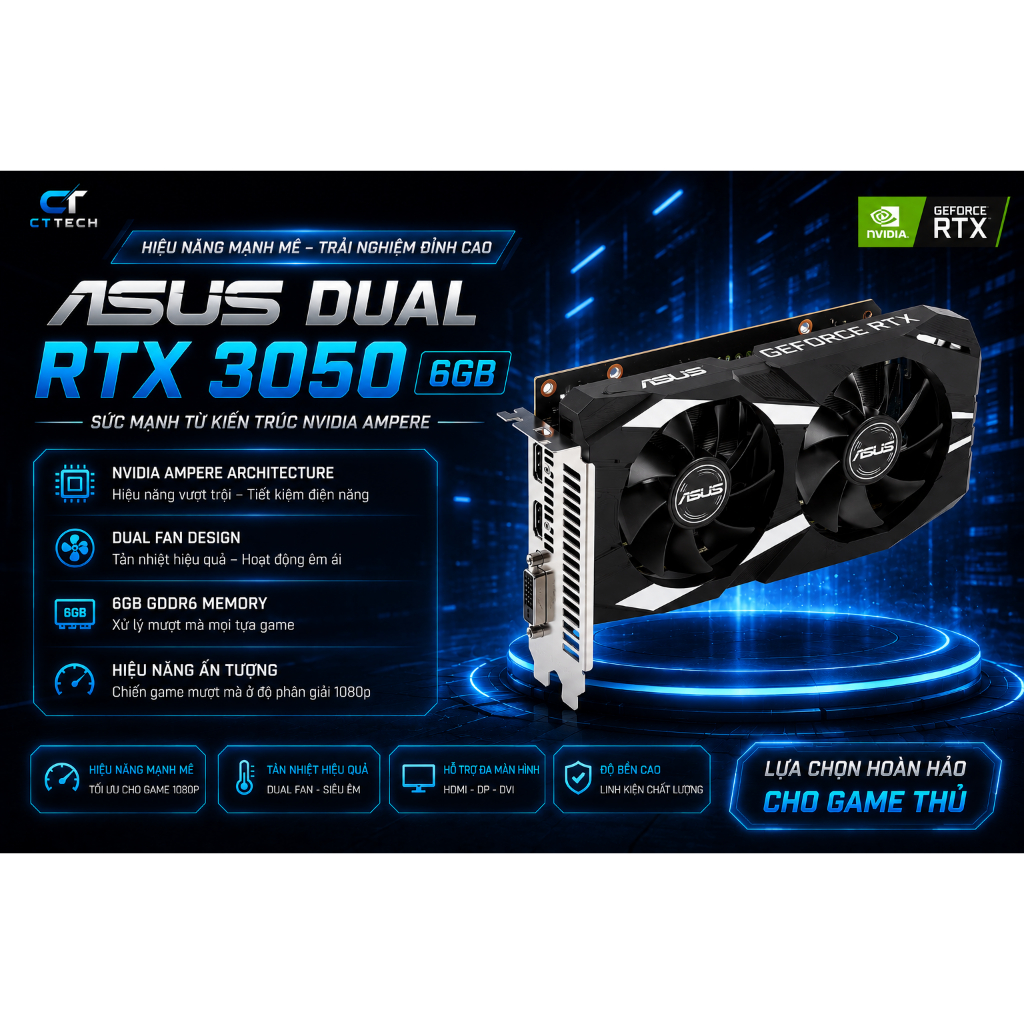 Bộ PC Asus Dual 3050 6GB / I5 12400F / MSI H610M-E | BigBuy360 - bigbuy360.vn