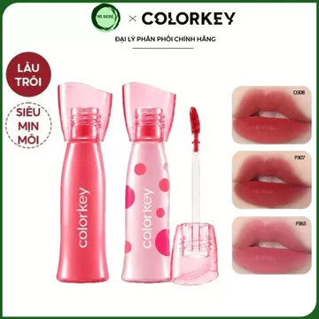 Son Colorkey Soft Matte Water Tint Bền Màu Lâu Trôi Nhập Khẩu Chính Hãng 2.5g - Mibebe