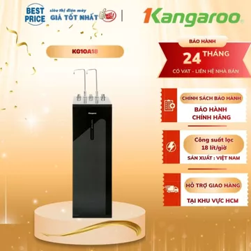 KG10A18 Máy Lọc Nước 10 Lõi Lọc Kangaroo – RO Nóng Lạnh, Làm Lạnh Block, Tạo Nước Kiềm KG10A18