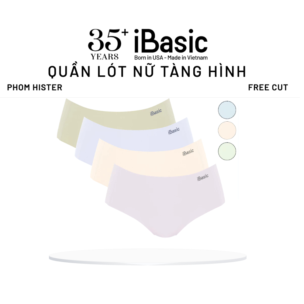 [MUA 6 TẶNG 4] Combo quần lót nữ su không đường may iBasic lưng cao không lộ viền free cut phom hipster V029
