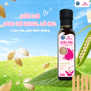 Dầu ăn dặm cho bé Lê Gia - dinh dưỡng từ hạt tự nhiên chai thủy tinh 100ml