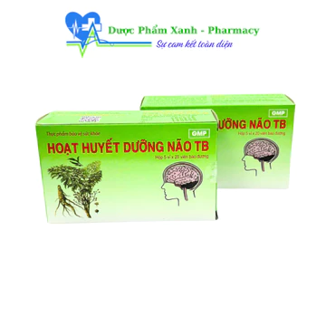 Viên Bao Đường Hoạt Huyết Dưỡng Não TB – Hộp 5 Vỉ x 20 Viên _ Hỗ Trợ Giảm Rối Loạn Tiền Đình