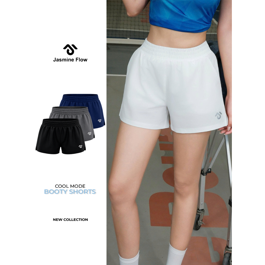 Quần Short Đùi Thể Thao 2 Lớp Có Túi, Phù Hợp Tập Yoga, Chạy Bộ, Đánh Pickle Ball JS006 - Jasmine Flow Premium