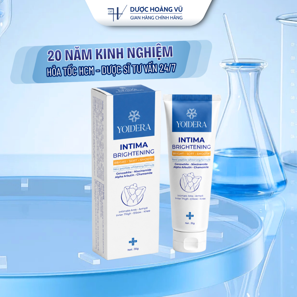 [GENOWHITE THẾ HỆ MỚI ] Kem Dưỡng Yoidera Intima Brightening Hỗ Trợ Giảm Thâm Cho Vùng Da Nhạy Cảm