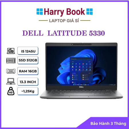 Laptop Dell Latitude 5330 - Core i5 / i7 Gen 12 | RAM 32GB | SSD 1TB | Màn 13.3" FHD - Đẹp 98 99%