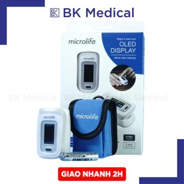 (Hoả Tốc)Máy đo nồng độ Oxy trong máu MICROLIFE OXY 210 có thiết kế nhỏ gọn, với chế độ đo 3 trong 1