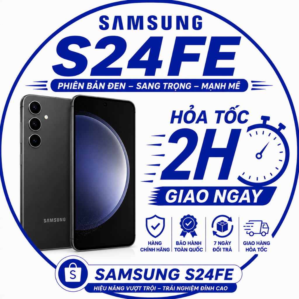 điện thoại samsung s24 fe máy đẹp nguyên zin 2 sim ram 8/128g chụp hình siêu đẹp | BigBuy360 - bigbuy360.vn