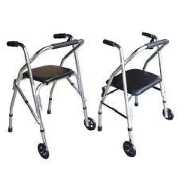 Khung tập đi có ghế-Khung tập đi cho người già,tai biến-Khung tập đi phục hồi chức năng