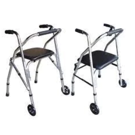 Khung tập đi có ghế-Khung tập đi cho người già,tai biến-Khung tập đi phục hồi chức năng