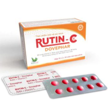 Rutin C- Bổ sung Vitamin C và rutin giúp tăng tính bền mạch máu, giảm chảy máu chân răng