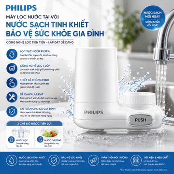 Máy Lọc Nước Tại Vòi, Thiết Bị Lọc Nước Philips, Uống Trực Tiếp, BH 12 Tháng, Giadungnhapkhau_68