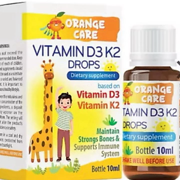 Care Vitamin D3 K2 Drops (hộp 10 ml)– bổ sung Vitamin D3 và Vitamin K2 dạng MK7 Hỗ trợ tăng hấp thụ canxi,hỗ trợ xương,