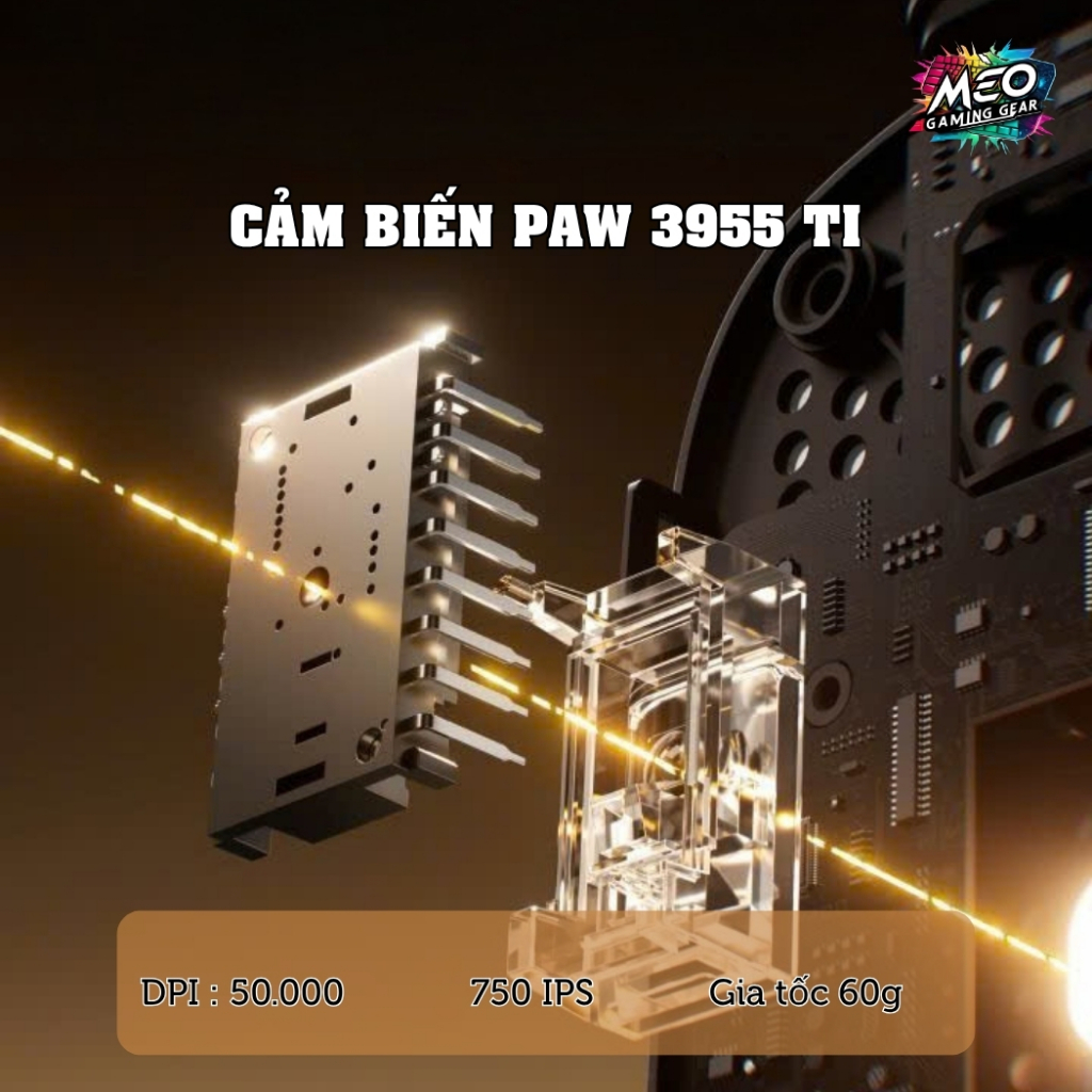 [SẴN HÀNG] Chuột Gaming Không Dây Mchose A5v3 Ultra+ - PAW3955TI, MCU: Nordic 54L Kép, Dual 8K, 55G | BigBuy360 - bigbuy360.vn