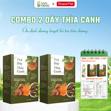 COMBO 2 Tặng 1 Trà Dây Thìa Canh MỘC TÂM Thảo Mộc Thiên Nhiên Hộp 30 Túi Lọc Dễ Pha Hàng Chính Hãng