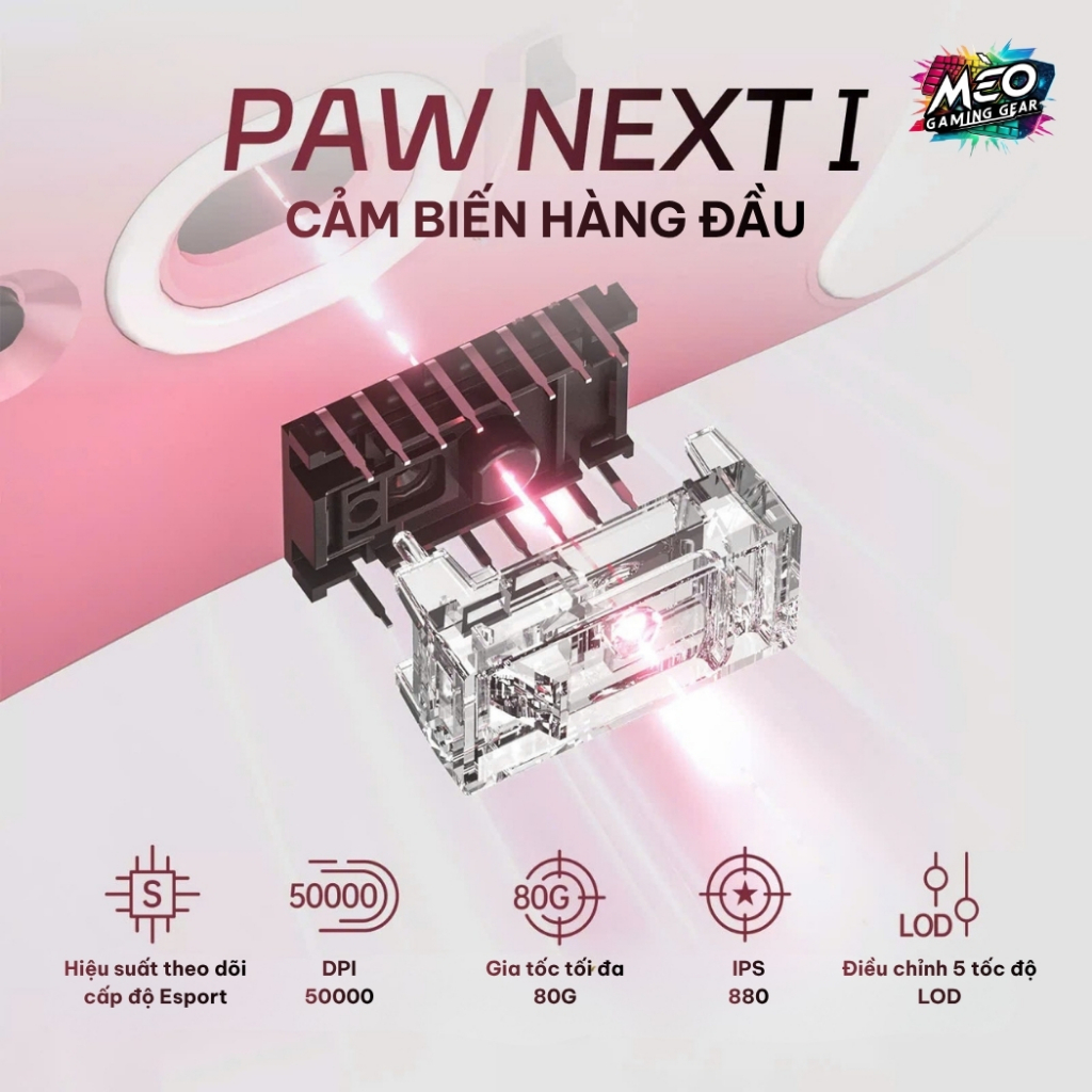 [SẴN HÀNG] Chuột Gaming Không Dây Scyrox V6s - PAW NEXT I, MCU: Nordic 54L15, Dual 8K, 42G | BigBuy360 - bigbuy360.vn