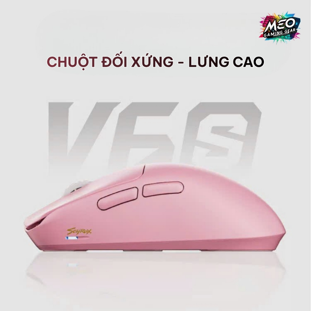 [SẴN HÀNG] Chuột Gaming Không Dây Scyrox V6s - PAW NEXT I, MCU: Nordic 54L15, Dual 8K, 42G | BigBuy360 - bigbuy360.vn
