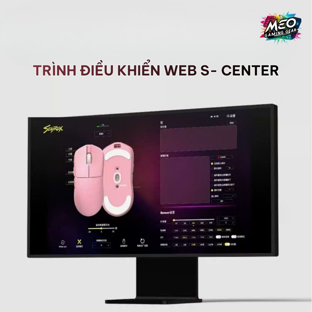 [SẴN HÀNG] Chuột Gaming Không Dây Scyrox V6s - PAW NEXT I, MCU: Nordic 54L15, Dual 8K, 42G | BigBuy360 - bigbuy360.vn