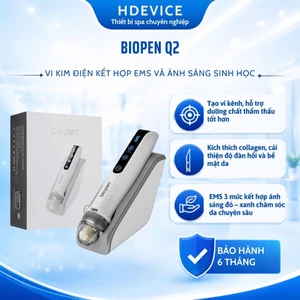 [Tặng Kèm 2 Kim] BioPen Q2 Hdevice – Máy Phi Kim Điện Tích Hợp EMS & LED Sinh Học – Có HDSD Chi Tiết Bảo Hành 1 Năm