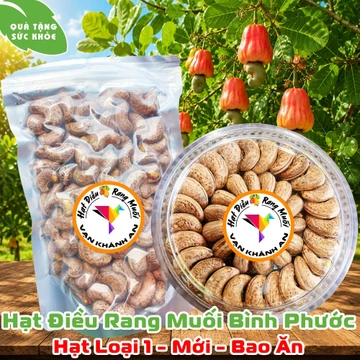 Combo Hạt Điều Rang Muối A+ Cồ | Hạt Dinh Dưỡng, Ăn Kiêng | Quà Tặng Biếu | MỚI, BAO ĂN | Cashew