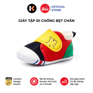 Giày tập đi cho bé Katetu chống bàn chân bẹt, siêu nhẹ, thoáng khí, ngăn mùi, khóa velcro XZ03