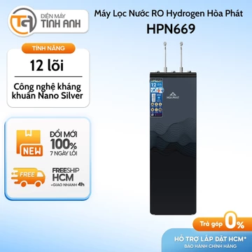 Máy Lọc Nước RO Hydrogen Hòa Phát 11 Lõi HPN666 / 12 Lõi HPN669 [Giao Toàn Quốc]