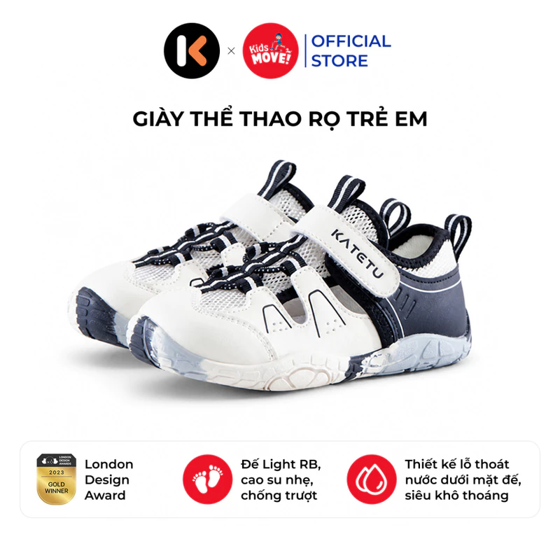 Giày thể thao rọ cho bé Katetu, siêu nhẹ, thoáng khí, thoát nước X5BF029 — ảnh 1