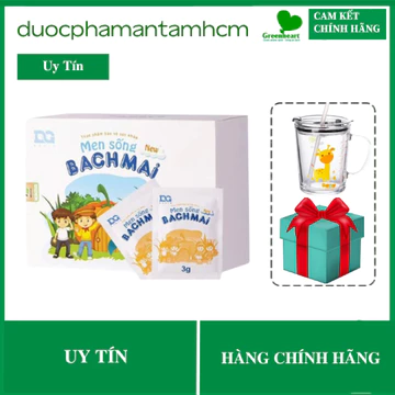MEN SỐNG BẠCH MAI NEW - Men Vi Sinh Cho Bé, Biếng Ăn, Tiêu Chảy Với Lợi Khuẩn Tiêu Hóa Cho Trẻ