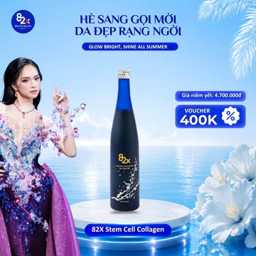 Nước Uống Collagen 82X STEM CELL COLLAGEN Dưỡng Da Căng Mọng, Bổ Sung Vitamin, Tăng Đề Kháng 500ml