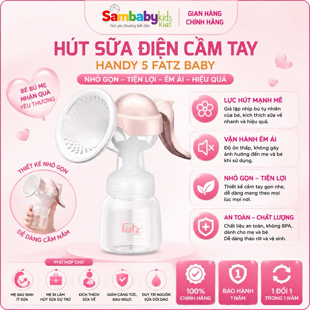 Máy Hút Sữa Không Dây Bản Cao Cấp 3 Chế Độ, 12 Mức Hút, Nhỏ Gọn Tiện Lợi Cho Mẹ Bỉm