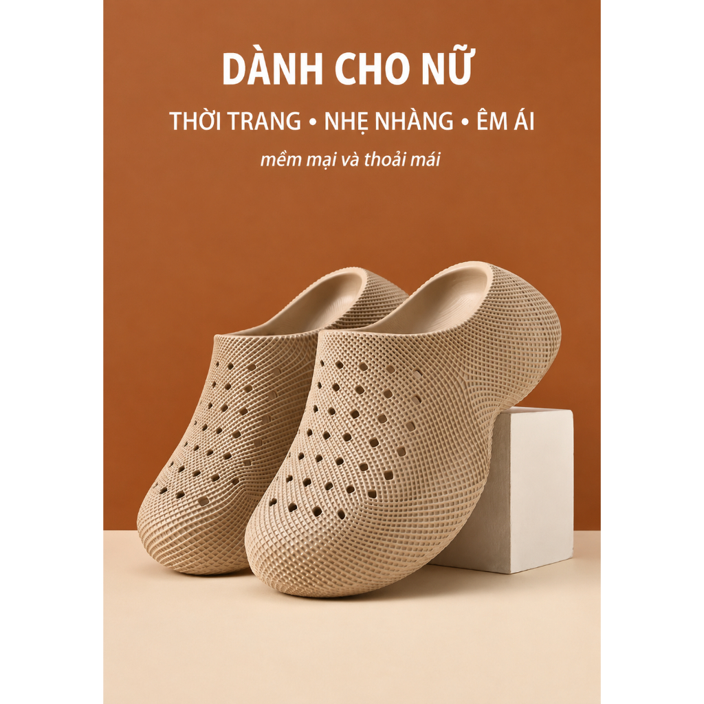 Dép quai ngang nam nữ đế độn 3cm nhựa EVA cao cấp hoạ tiết 3D cực đẹp đi êm chân TH-57 | BigBuy360 - bigbuy360.vn