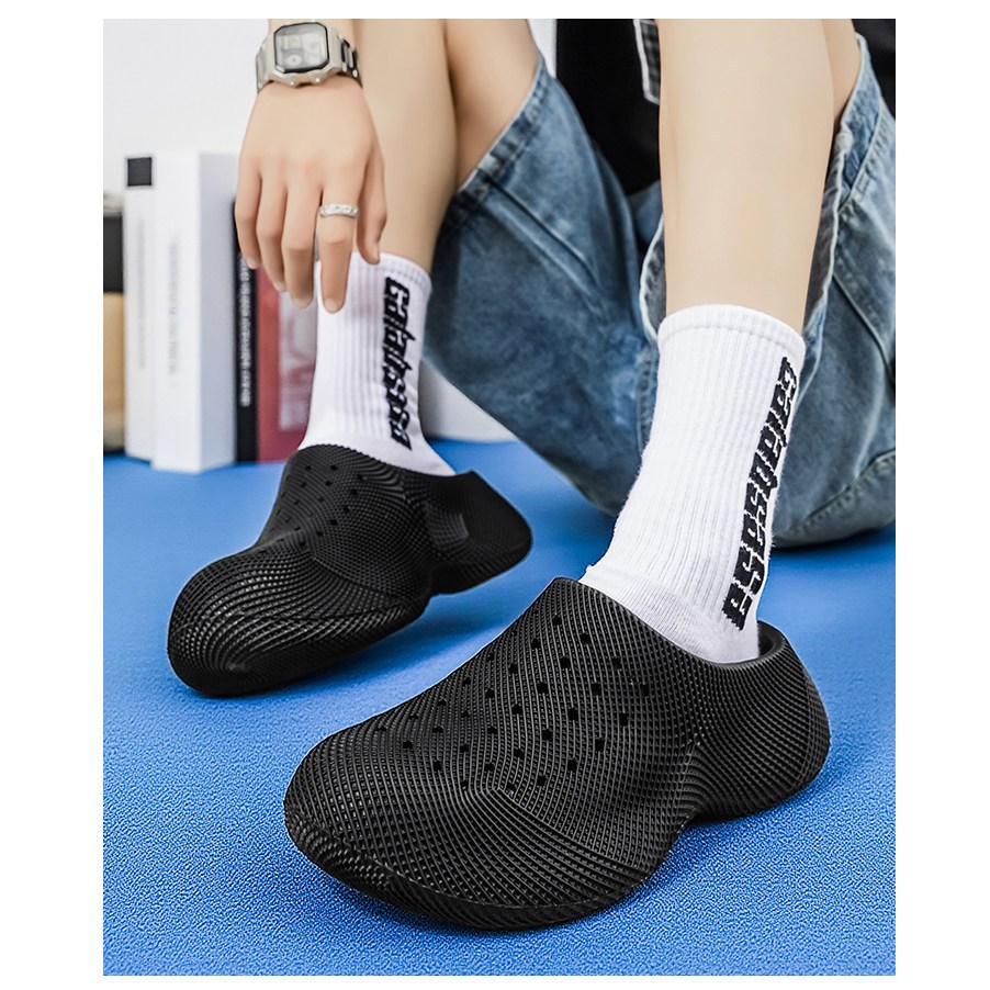 Dép quai ngang nam nữ đế độn 3cm nhựa EVA cao cấp hoạ tiết 3D cực đẹp đi êm chân TH-57 | BigBuy360 - bigbuy360.vn