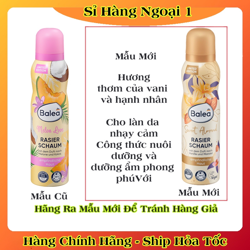 (ĐỦ BILL CÓ CHE TÊN) BỌT CẠO LÔNG BALEA CHO TOÀN THÂN VÀ BIKINI ĐỨC | BigBuy360 - bigbuy360.vn