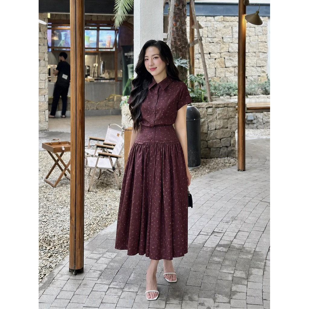 Set nữ thiết kế hoạ tiết hoa nhí có Bigsize U&M đi chơi đi làm thanh lịch nhẹ nhàng (Set 19)