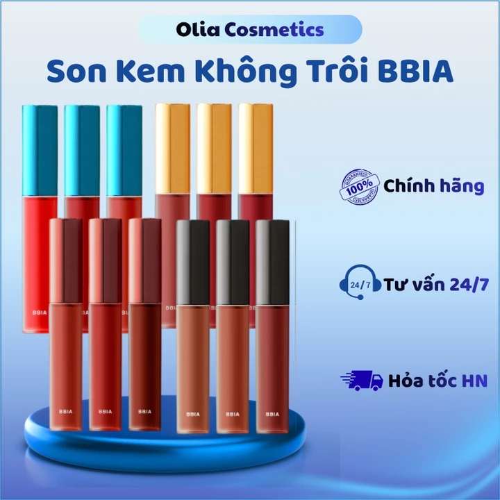 Son Kem Lì Bbia Last Velvet Lip Tint Lâu Trôi Son Bbia Mềm Mịn Chuẩn Màu Chính Hãng - Olia Cosmetic