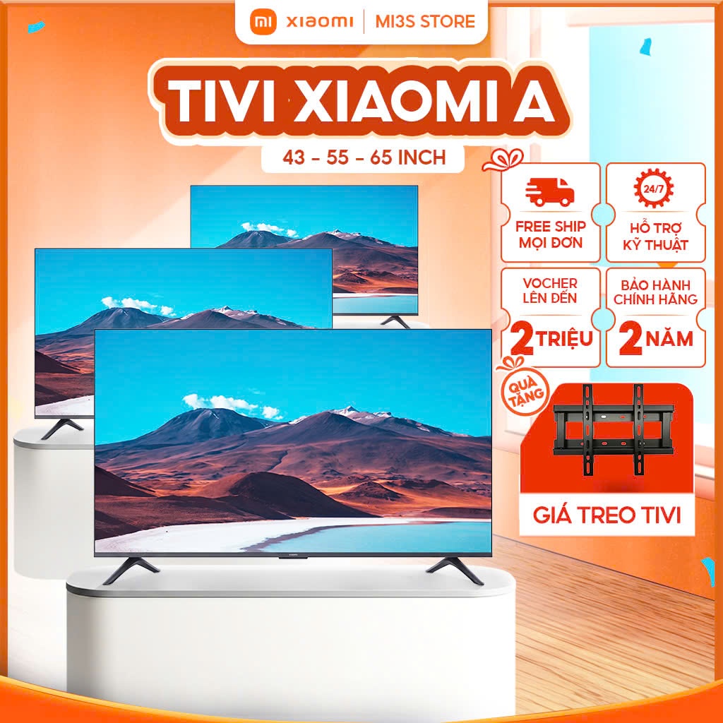 Tivi Xiaomi A 43inch 55Inch 65inch 2026 Bản Quốc Tế | FHD, HDR10, Dolby Audio, Viền Mỏng, Google TV