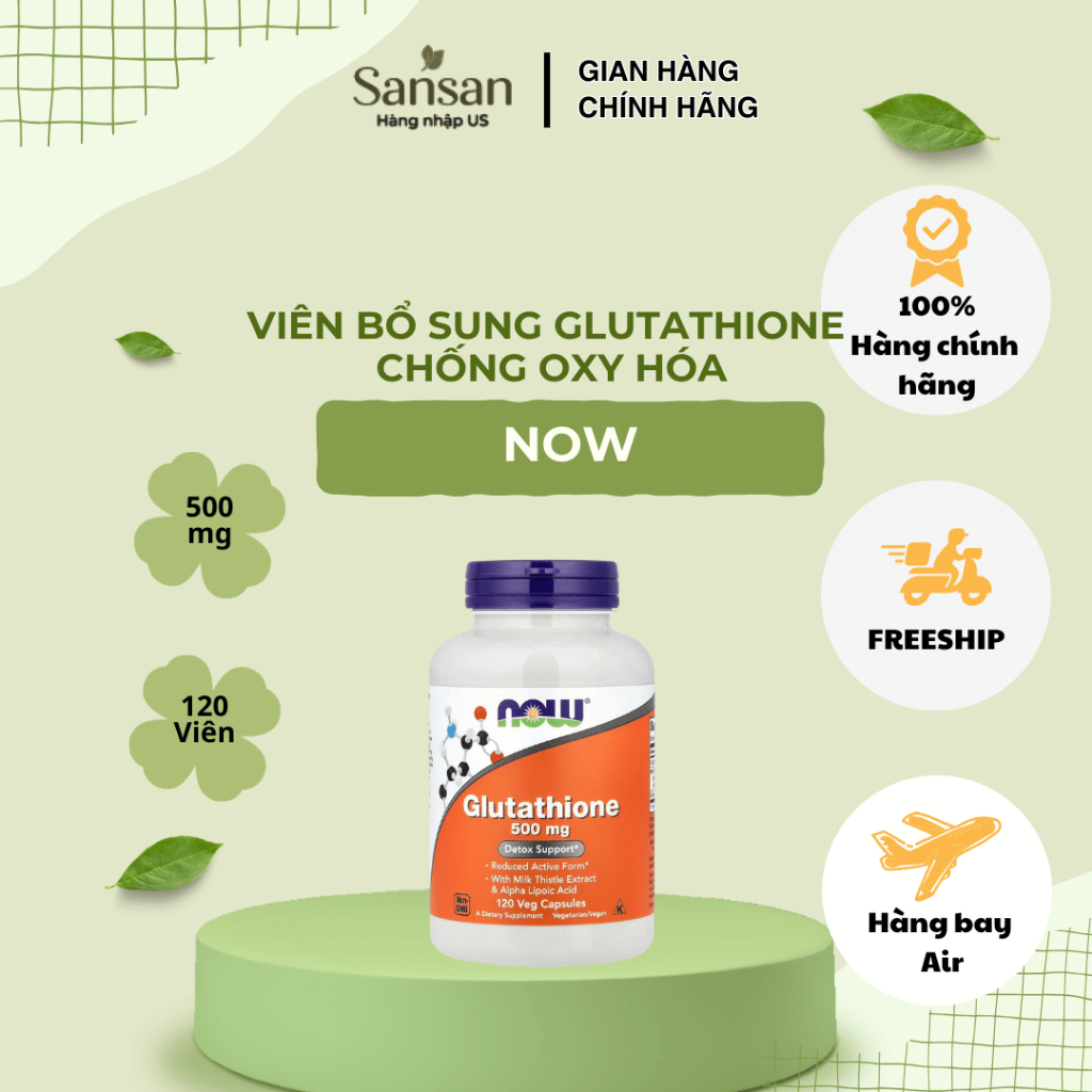 now glutathione 500mg 60 vcaps Viên Nang Thực Vật, Bổ Sung Glutathione Dạng Khử, Milk Thistle Và Alpha Lipoic Acid عناية بالبقع الداكنة تحت العين
