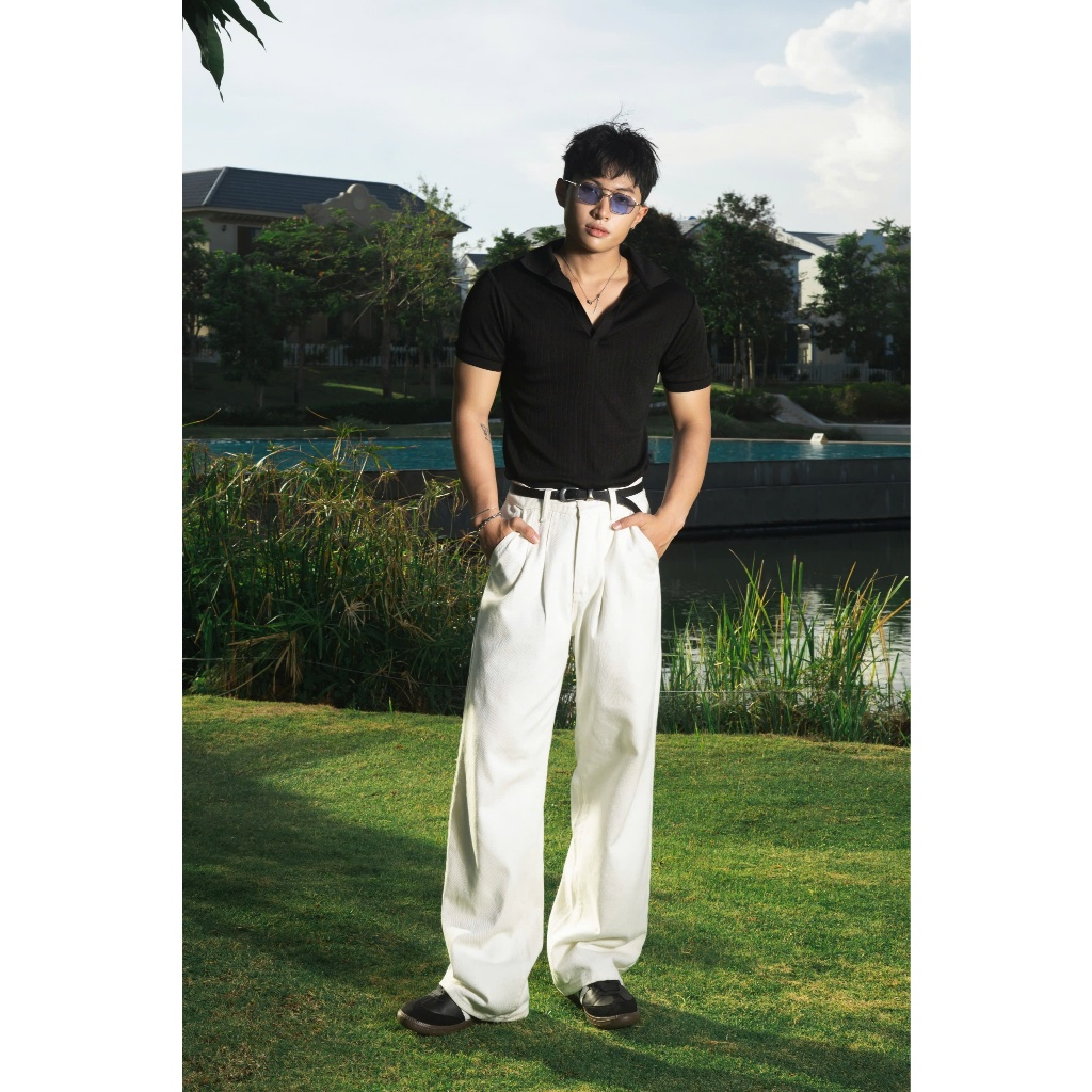 [BEST SELLER] Quần jeans dài nam REVAL ống rộng xếp ly CAPMAN CLUB, quần dài nam denim thoải mái dễ mặc hàng ngày | BigBuy360 - bigbuy360.vn