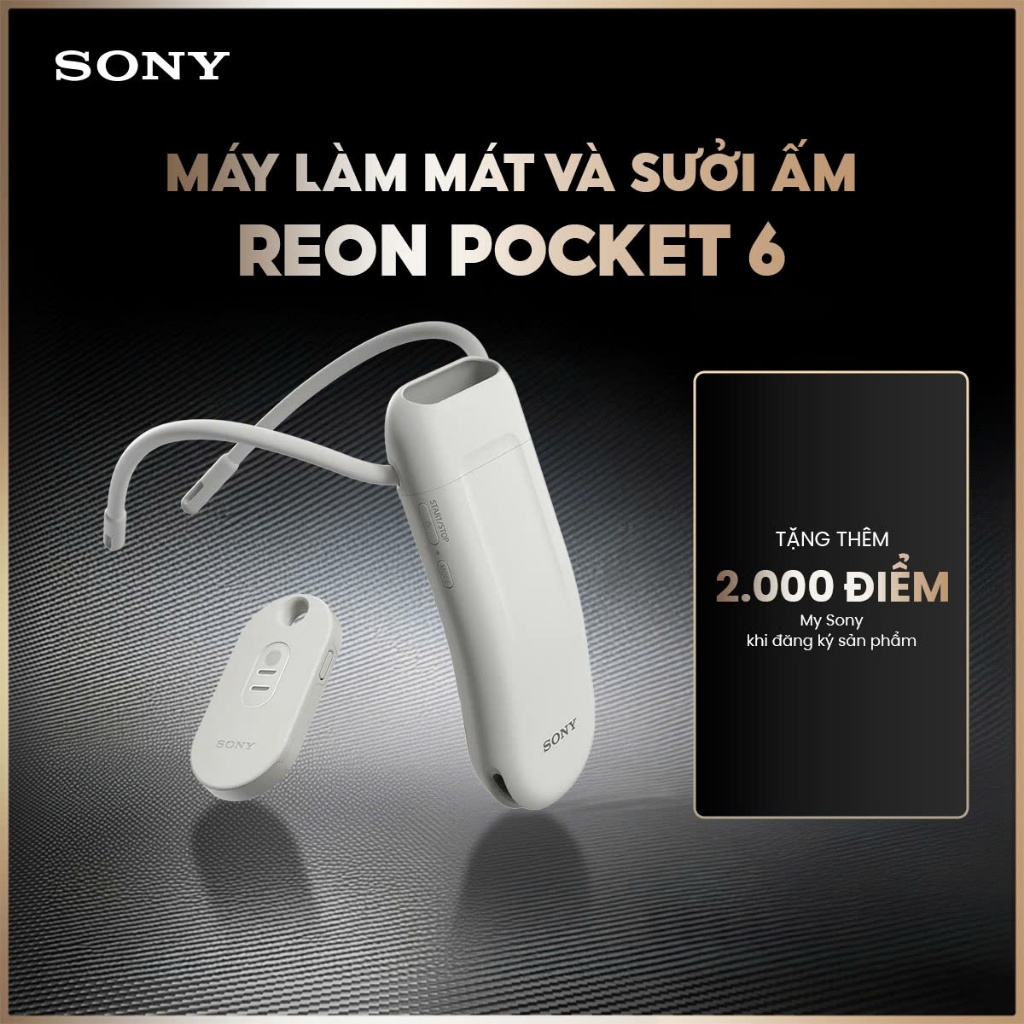 Máy làm mát và sưởi ấm Sony Reon Pocket 6