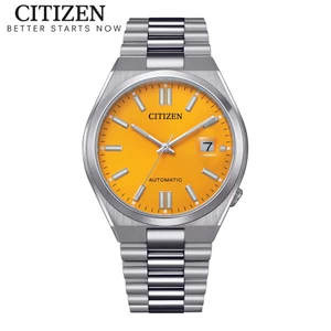 Đồng Hồ Nam Citizen Tsuyosa Automatic Dây Thép Không Gỉ NJ0150-81Z - Mặt Vàng (Sapphire)