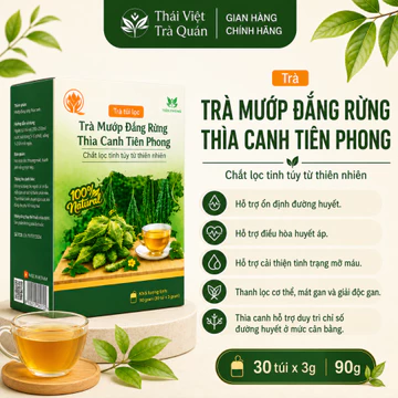 [Combo Ưu Đãi] Trà Khổ Qua Rừng Thìa Canh Hỗ Trợ Tiểu Đường, Huyết Áp Cao | Không Chất Bảo Quản | Hộp 30 Túi 90Gr