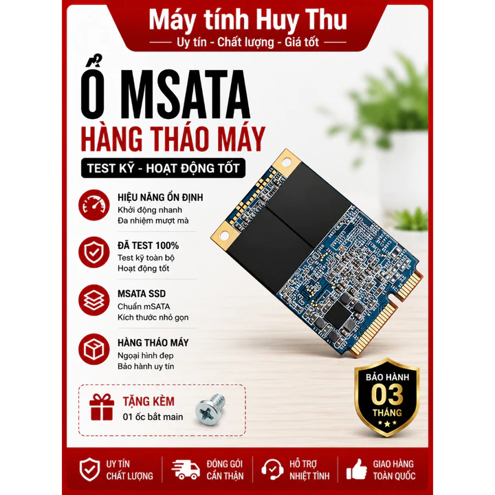 SSD mSATA Hàng Tháo Máy – SSD mSATA Giá Tốt Cho Laptop Mini PC