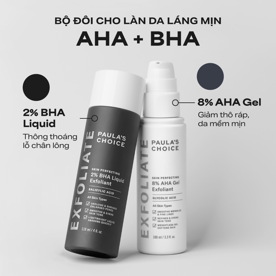 Gel loại bỏ tế bào chết làm sáng và mịn da Paula's Choice Skin Perfecting 8% AHA Gel Exfoliant 100ml 1900 | BigBuy360 - bigbuy360.vn