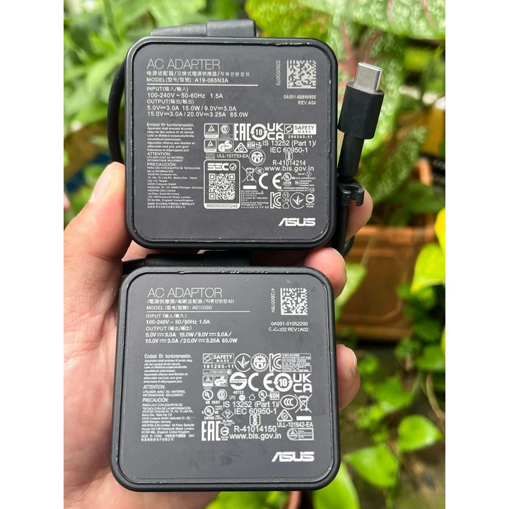 Bán SẠC Laptop ASUS USB C TYPE C 65W hàng cũ zin bóc máy chính hãng