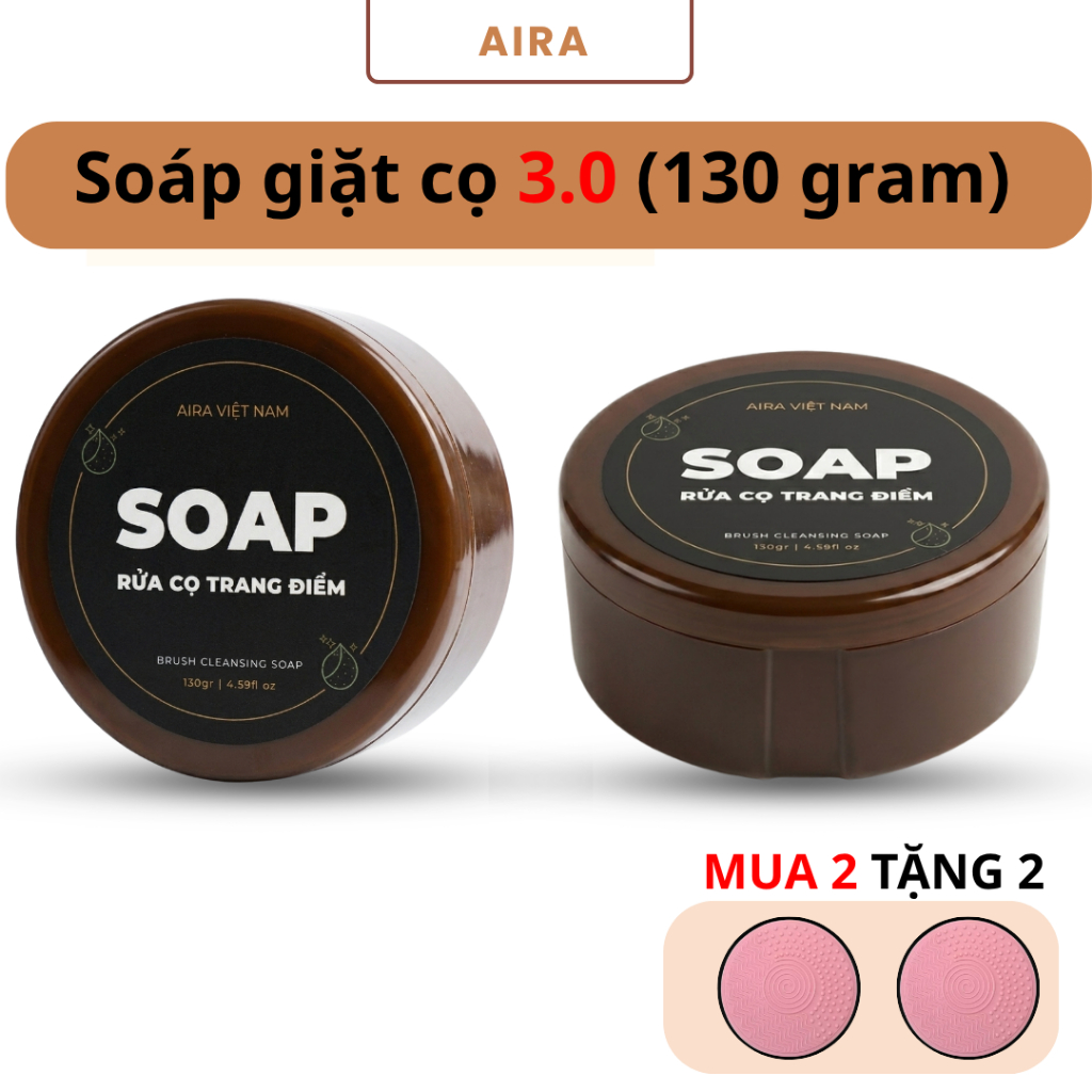 Soap giặt cọ aira Việt Nam ( 130gram )