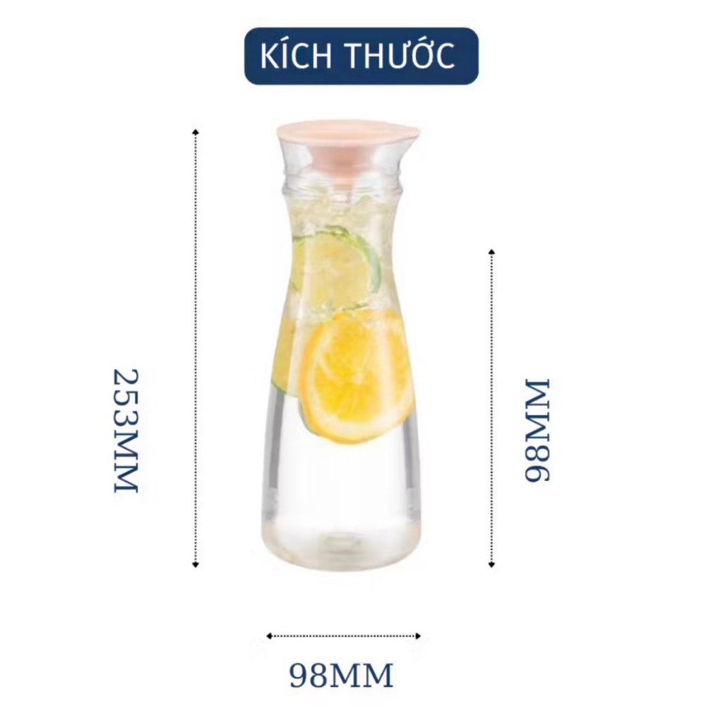 Bình đựng nước Cao Cấp Inochi Yama 1.2L dung tích lớn, nhựa nguyên sinh an toàn, bền đẹp, dễ vệ sinh | BigBuy360 - bigbuy360.vn