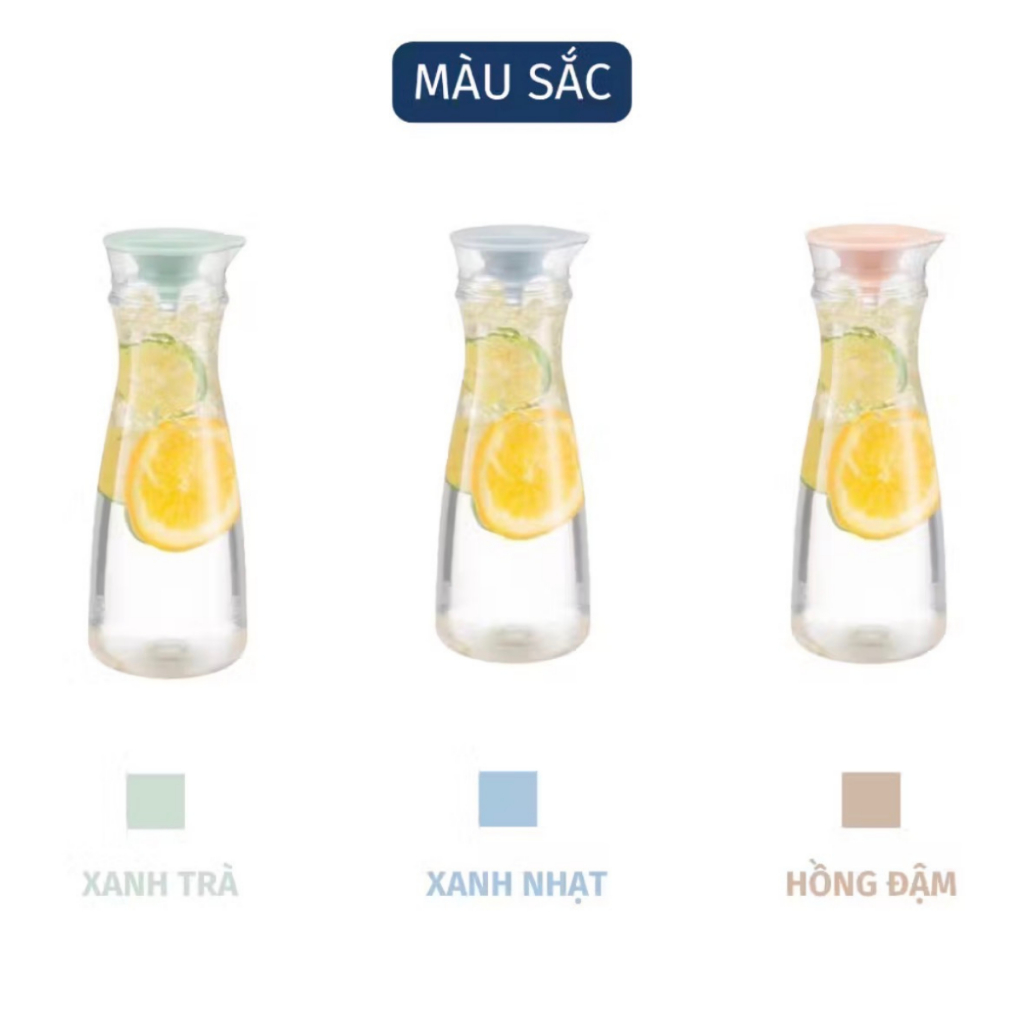 Bình đựng nước Cao Cấp Inochi Yama 1.2L dung tích lớn, nhựa nguyên sinh an toàn, bền đẹp, dễ vệ sinh | BigBuy360 - bigbuy360.vn