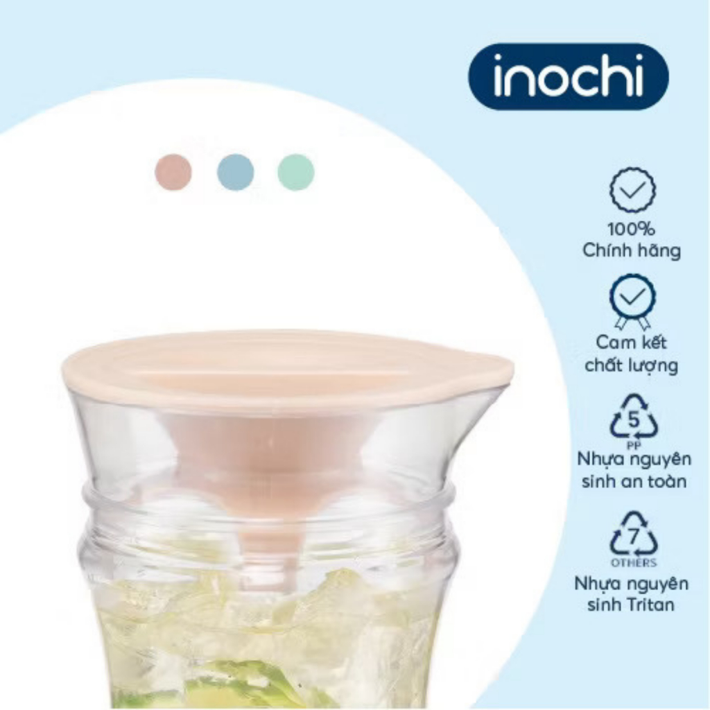 Bình đựng nước Cao Cấp Inochi Yama 1.2L dung tích lớn, nhựa nguyên sinh an toàn, bền đẹp, dễ vệ sinh | BigBuy360 - bigbuy360.vn