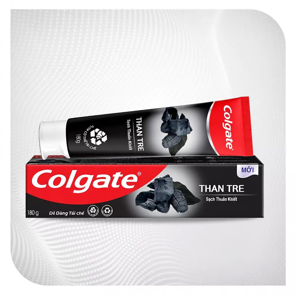 Colgate Kem đánh răng thiên nhiên than tre 180g/tuýp