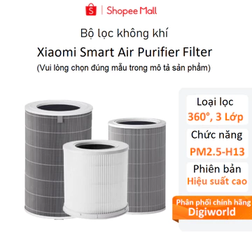 Lõi lọc không khí Xiaomi 6 / 4 Pro / Air 4 / Air 4 Lite / Air 4 Compact / 3H ... Filter (BỘ LỌC) - Chính hãng Digiworld